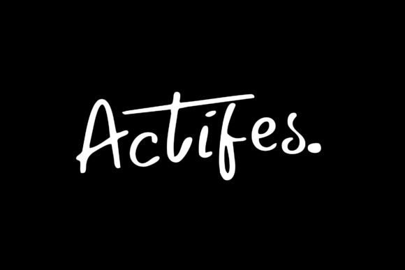 Actifes Script Font Review for Social Media and Campaign Design