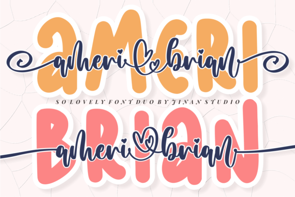 Ameri Brian: The Stylish Script and Sans Serif Duo for Romantic Branding