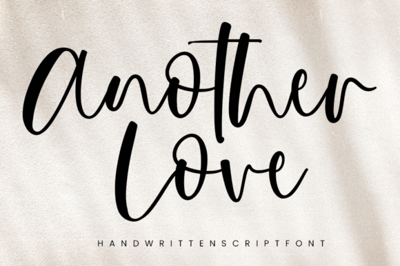 Another Love: The Elegant Script Font for High-Converting Campaign Visuals