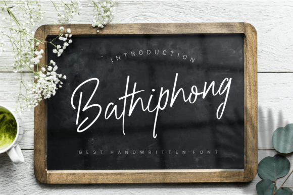 Bathiphong: A Bold Script Font for Modern Design