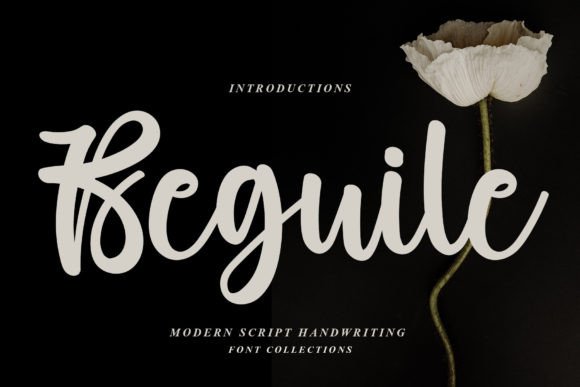 Beguile Font: A Stylish Script for Editorial Design