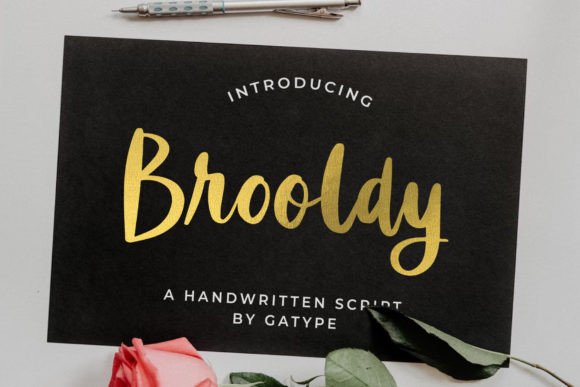 Brooldy: The Bold Handwritten Script Font for Modern Branding