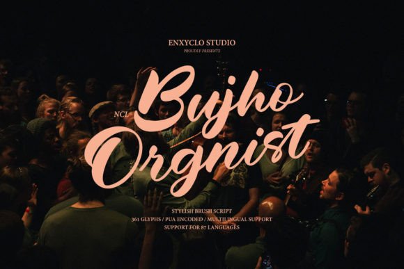 Bujho Orgnist Font Review & Free Download