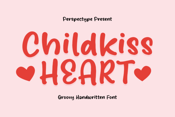 Childkiss Heart: A Groovy Handwritten Font for Branding Projects