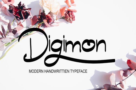 Digimon Script Handwritten Fonts for Elegant Branding