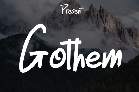 Gothem Font: Modern Script for Digital Branding and Web Design