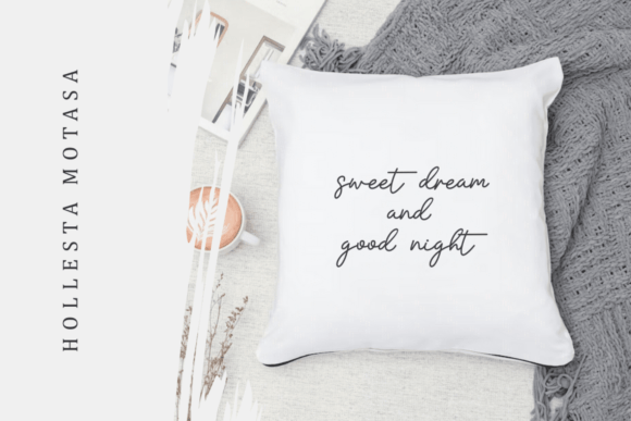 Hollesta Motasa: A Romantic Script Handwritten Font for Authentic Branding