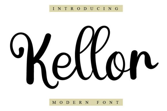 Kellor Font: A Romantic Script for Creative Makers