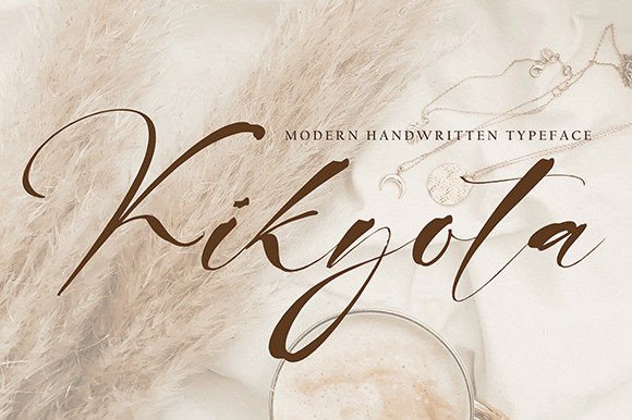 Kikyota Font for Branding with a Romantic Touch
