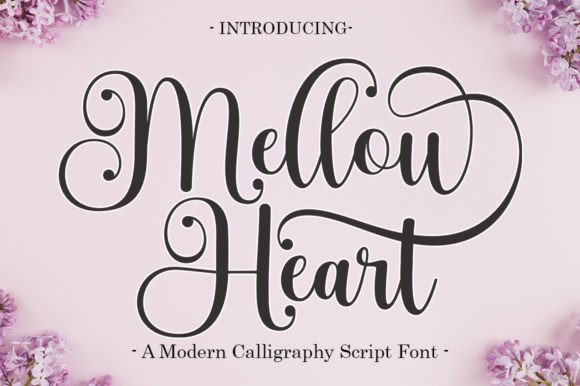 Mellow Heart: A Handmade Script Font for Crafters and Designers