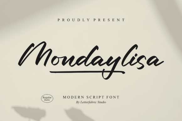 Mondaylisa – A Modern Script Font That Elevates Your Brand