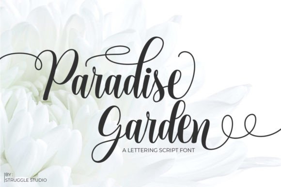 Paradise Garden Font: Elegance in Editorial Design