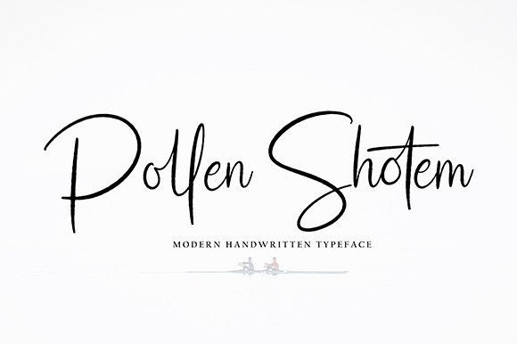 Pollen Shotem: A Stylish Handwritten Script Font for Authentic Branding