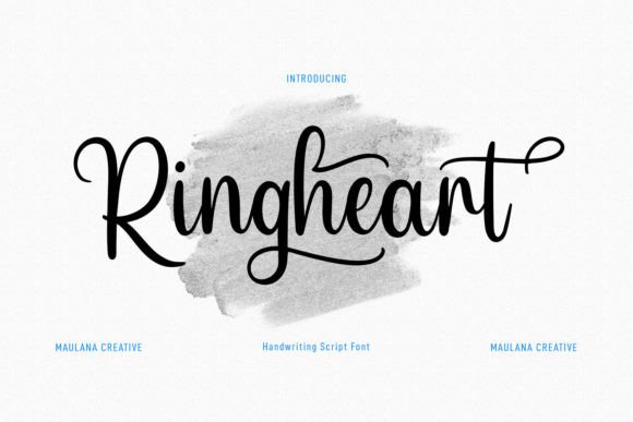 Ringheart: A Modern Script Font for Digital Branding