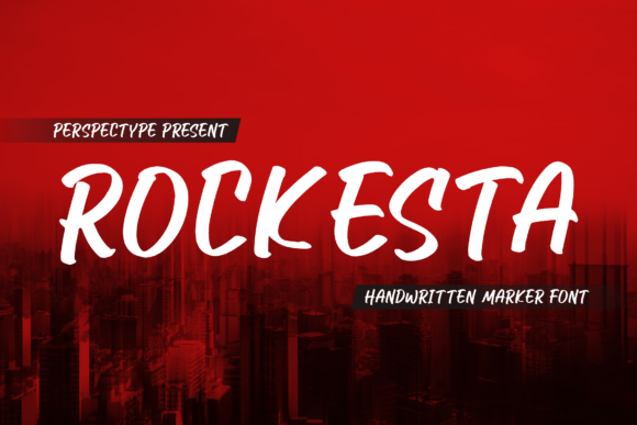 Rockesta: A Bold Handwritten Font for Creative Projects