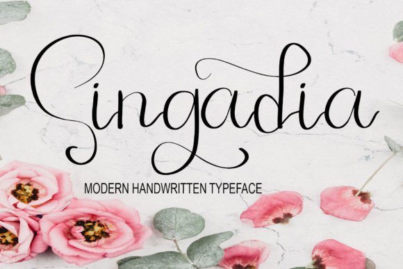 Singadia: The Handwritten Script Font for Modern Brand Storytelling