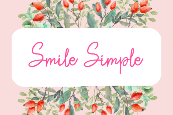 Smile Simple Font Review for Creative Makers