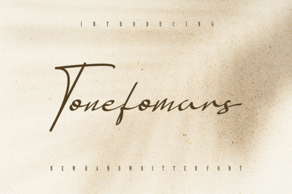 Tonefomars: The Thin Script Typeface for Authentic Brand Storytelling