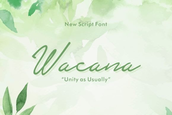 Wacana: The Modern Handwritten Script Font for Digital Design