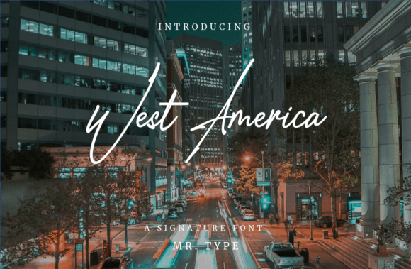 West America Font: A Versatile Script for Campaign Designers