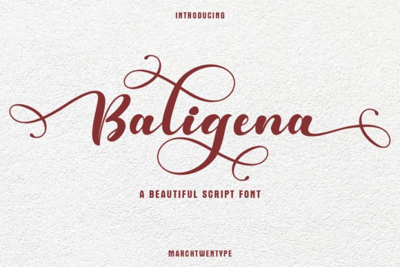 Why Baligena Font Adds a Romantic Touch to Your Brand